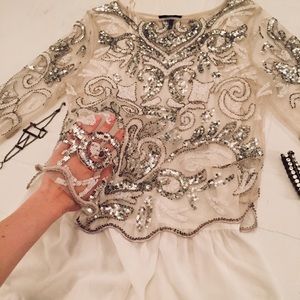 NEW YEARS EVE SPARKLY SEQUINED TOP